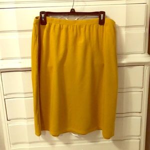 ~NUGGLES~ mustard midi skirt